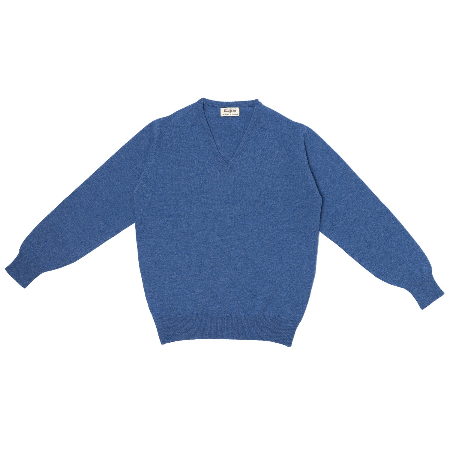 Sweater "Leven Vee" made from pure Geelong Lambswool - 2 Ply